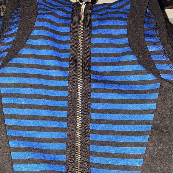 ✨ Material Girl Striped Bodycon Midi Dress✨ - Picture 7 of 7